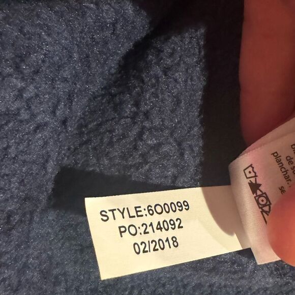 Vineyard Vines Mens Fleece Vest Navy Blue Size Medium California Whale Logo - Picture 11 of 11